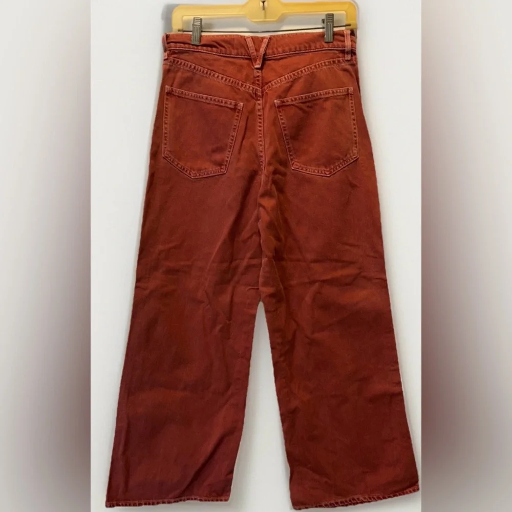 Veronica Beard Taylor Cropped Wide-Leg Jean 28 - Picture 4 of 13